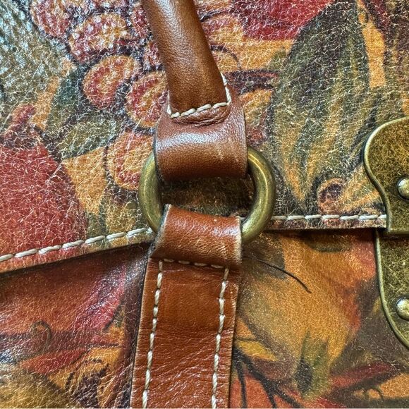 Patricia Nash Fruit/Grape Pattern Leather Bag - Picture 4 of 16